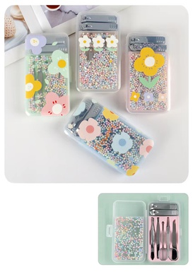 No.4 ชุดกรรไกรตัดเล็บพกพา 7ชิ้น (216ชิ้น)