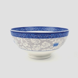 A27-2 ชามบัว 8นิ้ว ปั๊มลายลายการ์ตูน(ลายมังกร)(26ใบ)