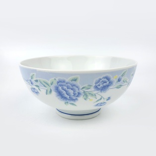 A27-5 ชามบัว 8นิ้ว ปั๊มลายลายการ์ตูน(ดอกโบตั๋น้)