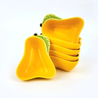 ถ้วย ลูกแพร์ 4.5นิ้ว (yellow)(216ใบ)
