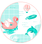 6寸印花直口碗Y157(F) （48）