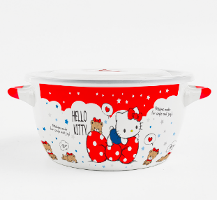 KT12(F) ชามมีหูพร้อมฝาปิด 6นิ้ว (24ใบ)