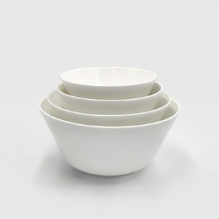 CW-B7 ชามแบ่งสีครีม 