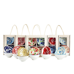 ชุดเซ็ทถ้วยคละลายขนาด4.5นิ้วแพ็ค4ชิ้นSS (12ชุด)