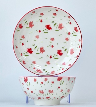 Y226-FS 印花8寸饭盘（48）