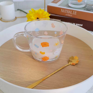 05 แก้วตวงใสพิมพ์ลาย การ์ตูน 350 ml.(60ใบ)