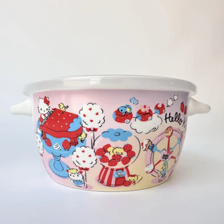 KT14 ชาม2หูมีฝาปิด 6 นิ้ว (24ใบ)