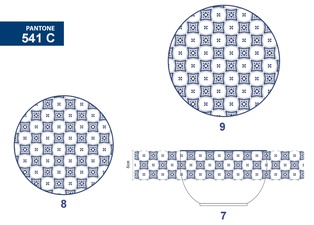 YD123-FS โมเมนโตชามปากกว้างเซรามิคคละลาย 8 นิ้ว_P(24ใบ)